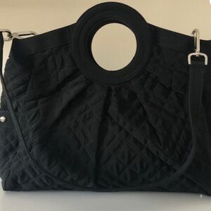Vera Bradley Black Quilted Tote